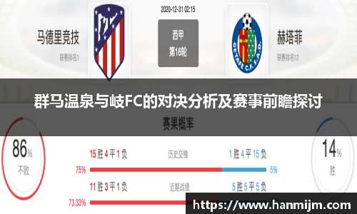 群马温泉与岐FC的对决分析及赛事前瞻探讨